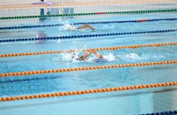 ເປີດການແຂ່ງຂັນກິລາລອຍນໍ້າຄົນພິການ