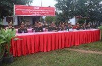 ສູນຝຶກອົບຮົມກອງພົນທີ3 ເປີດຂະບວນການແຂ່ງຂັນກິລາມ່ວນຊົນເພື່ອຂໍ່ານັບຮັບຕ້ອນວັນສ້າງຕັ້ງກອງທັບປະຊາຊົນລາວ ຄົບຮອບ 77 ປີ