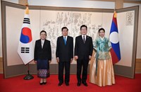 ປະທານປະເທດລາວ ຢ້ຽມຢາມທາງການ ຢູ່ ສ.ເກົາຫຼີ