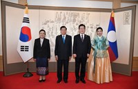 ປະທານປະເທດລາວ ຢ້ຽມຢາມທາງການ ຢູ່ ສ.ເກົາຫຼີ