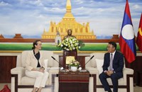 ຫົວໜ້າ ຄຕພ ຕ້ອນຮັບເອກອັກຄະລັດຖະທູດຝຣັ່ງຄົນໃໝ່ ປະຈໍາ ສປປ ລາວ