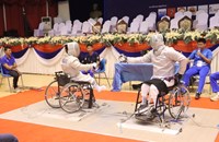 ນັກກິລາຟັນດາບຊາຍຈາກເເຂວງບໍລິຄໍາໄຊຍາດໄດ້ 2 ຫຼຽນຄໍາ