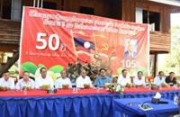 ການນໍາແຂວງຈໍາປາສັກ ທັດສະນະສຶກສາສະຖານທີ່ທາງປະຫວັດສາດ