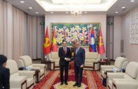 ລັດຖະມົນຕີກະຊວງການຕ່າງປະເທດ ຕ້ອນຮັບລັດຖະມົນຕີກະຊວງການຕ່າງປະເທດຫວຽດນາມ