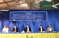 ໂພນສະຫວ່າງ ລະດົມທຶນຫຼາຍກວ່າ 448 ລ້ານກີບ ສ້າງທາງຮ່ອມ​ພາຍ​ໃນ​ບ້ານ