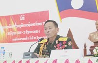 ກອງພົນທີ 5 ປາຖະກາຖາ ວັນສ້າງຕັ້ງກອງທັບປະຊາຊົນລາວ ຄົບຮອບຮອບ 77 ປີ