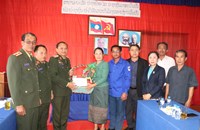 ການນໍາແຂວງເຊກອງ ຢ້ຽມຢາມ, ອວຍພອນ ພະນັກງານ-ນັກຮົບໂຮງໝໍທະຫານແຂວງ