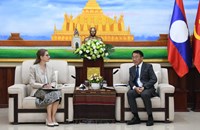 ຫົວໜ້າຄະນະພົວພັນຕ່າງປະເທດສູນກາງພັກ ຕ້ອນຮັບທ່ານທູດຕວັກກີ