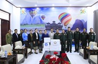 ການນຳແຂວງວຽງຈັນ ຢ້ຽມຢາມ ແລະ ອວຍພອນ ກອງພົນທະຫານຮາບທີ1 ເນື່ອງໃນໂອກາດ ວັນສ້າງຕັ້ງກອງທັບປະຊາຊົນລາວ ຄົບຮອບ 77 ປີ.