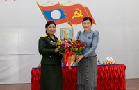 ສະຫະພັນແມ່ຍິງກະຊວງການຕ່າງປະເທດ ອວຍພອນສະຫະພັນແມ່ຍິງກະຊວງປ້ອງກັນປະເທດ