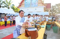 ການນໍາພັກ-ລັດ ຮ່ວມຕັກບາດໃນງານບຸນນະມັດສະການພະທາດໂຜ່ນ ປະຈໍາປີ 2026