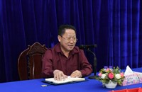 ຮອງຫົວໜ້າ ຄອສພ ເຮັດວຽກຮ່ວມກັບຄະນະໂຄສະນາອົບຮົມແຂວງບໍລິຄຳໄຊ