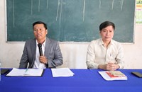 ອະນຸກໍາມະການໂຄສະນາ ຂະບວນການ ລົງເຜີຍແຜ່ເອກະສານກະກຽມໃຫ້ແກ່ການເລືອກຕັ້ງ ສສຊ ຊຸດທີ X ແລະ ສສຂ ຊຸດທີ V ໃຫ້ອໍານາດການປົກຄອງບ້ານຈໍານວນ 14 ບ້ານ ທົ່ວເມອງໄຊພູທອງ