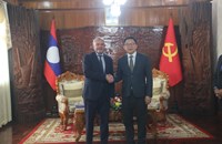 ລມຕ ກະຊວງກະສິກຳ ແລະ ສິ່ງແວດລ້ອມ ຕ້ອນຮັບທູດ ສະຫະພາບເອີຣົບປະຈຳ ສປປ ລາວ