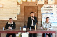 ຮອງຫົວໜ້າ ຄອສພ ພ້ອມການນຳເມືອງໄຊຈຳພອນ ພົບປະຊາຊົນ ບ້ານວັງບານ