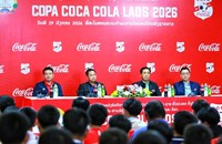 ຖະແຫຼງຂ່າວແຂ່ງຂັນເຕະບານລາຍການ COPA COCA COLA LAOS 2026