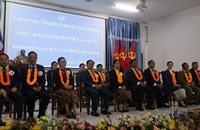 ຜູ້ສະໝັກຮັບເລືອກຕັ້ງ ສສຊ ເຂດເລືອກຕັ້ງທີ 3 ແຂວງຫຼວງນໍ້າທາ ໂຄສະນາຫາສຽງ ຢູ່ເມືອງຫຼວງນໍ້າທາ