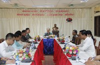 ລົງຕິດຕາມວຽກງານກຽມການເລືອກຕັ້ງເມືອງສະໜາມໄຊ