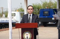 ພິທີມອບ-ຮັບ ສິ່ງເສດເຫຼືອຂອງທະຫານອາເມຣິກາທີ່ຫາຍສາບສູນໃນປາງສົງຄາມຢູ່ລາວ