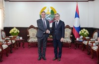 ລມຕ ກະຊວງການຕ່າງປະເທດຕ້ອນຮັບທູດການາດາ ປະຈໍາ ສປປ ລາວ