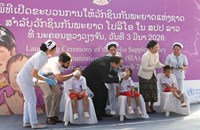 ເປີດຂະບວນການໃຫ້ວັກຊິນ ປ້ອງກັນພະຍາດແຫ່ງຊາດ ໂປລີໂອ