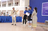 ຄະນະໂຄສະນາອົບຮົມ ນວ ເຜີຍແຜ່ຄວາມຮູ້ກ່ຽວກັບ ໂຄງການຂົນສົ່ງແບບຍືນຍົງໃນຕົວເມືອງ