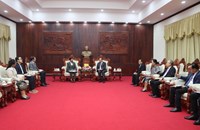 ປະທານ ສນຊ ຕ້ອນຮັບຕາງໜ້າອົງການກອງທຶນເດັກສະຫະປະຊາຊາດ ປະຈຳລາວ