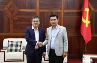 ເລຂາຄະນະບໍລິຫານງານພັກແຂວງຄໍາມ່ວນ ຕ້ອນຮັບການເຂົ້າພົບປະ ຂອງຜູ້ແທນແຂວງກວາງຈິ