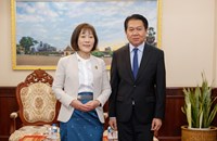 ທ່ານຮອງລັດຖະມົນຕີກະຊວງການຕ່າງປະເທດ ຕ້ອນຮັບການເຂົ້າຢ້ຽມຂໍ່ານັບ  ຂອງຜູ້ອໍານວຍການອົງການ ສປຊ