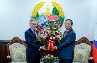 ທູດ​ຫວຽດນາມ ເຂົ້າ​ຊົມເຊີຍສະຫາຍ ທອງ​ສະຫວັນ ພົມວິຫານ