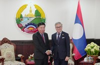 ລັດຖະມົນຕີກະຊວງການຕ່າງປະເທດ ຕ້ອນຮັບ ຄະນະຜູ້ແທນ ຫວຽດນາມ