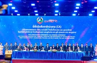 ພິທີເຊັນສັນຍາສໍາປະທານວຽກໂຄງການທາງລົດໄຟ ລາວ-ຫວຽດນາມ