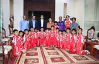 ລັດວິສາຫະກິດໄຟຟ້າລາວ ຮ່ວມສົ່ງເສີມທີມເບສະຫວັນ  ແຂ່ງຂັນບານເຕະ ຢູ-10 ຊີງແຊັມເຍົາວະຊົນອາຊຽນ 2026 ທີ່ປະເທດໄທ