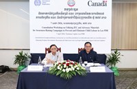 ຫາລືແຜນໂຄສະນາປ້ອງກັນ ແລະ ລຶບລ້າງການນໍາໃຊ້ແຮງງານເດັກຢູ່ລາວ