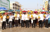 ຄໍາມ່ວນຈັດພິທີແຫ່ສົງການຕາມຕໍານານບູຮານລາວ ພສ 2569 ຢ່າງຄຶກຄື້ນ