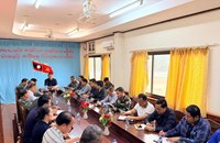 ຕິດຕາມສະພາບການໄຟໄໝ້ລາມປ່າ ໃນເຂດພູເຂົາຄວາຍ