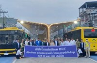 ເປີດນໍາໃຊ້ລົດເມດ່ວນ BRT ຢ່າງເປັນທາງການ