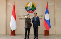 ຮອງ ລມຕ ກະຊວງຕ່າງປະເທດລາວ-ອິນໂດເນເຊຍ ພົບປະສອງຝ່າຍ