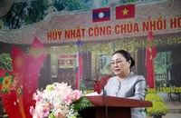 ທູດລາວເຂົ້າຮ່ວມພິທີລະນຶກວັນສິ້ນພະຊົນ  ເຈົ້າຍິງໂຍ່ຍຮວາ ຣາຊະທິດາລາວ ທີ່ແຂວງນິງບິ່ງ