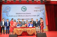 ສຂຈ ແລະ ບໍລິສັດຊີໂນທຣານ-ພີແອວຈີລາວ ໂລຈິສຕິກ ຈຳກັດ ເຊັນສັນຍາຮ່ວມມືດ້ານການສຶກສາ