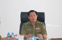 ຮອງລັດຖະມົນຕີກະຊວງ ປກສ ຢ້ຽມຢາມໂອ້ລົມຄະນະນຳ ປກສ ແຂວງອັດຕະປື
