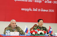 ເປີດອົບຮົມ-ຫັດແອບຊ້ອມຮົບຮ່ວມຕີພິເສດໃຕ້ຝຸ່ນ ແລະ ຊ້ອມຮົບຮ່ວມລາວ-ຣັດເຊຍລາໂຣສ-2026