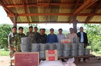ຄະນະບໍລິຫານງານພັກເມືອງບໍ່ແຕນ ເຄື່ອນໄຫວຊຸກຍູ້ທະຫານຊາຍແດນ 159