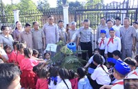 ໂຮງຮຽນອະນຸບານມິດຕະພາບວຽງຈັນ-ຮາຍເຢືອງ ສະເຫຼີມສະຫຼອງ ວັນເດັກນ້ອຍສາກົນ ແລະ ວັນປູກຕົ້ນໄມ້ແຫ່ງຊາດ
