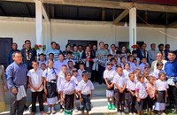ມອບ-ຮັບ ອາຄານຮຽນຫຼັງໃໝ່ໂຮງຮຽນປະຖົມສົມບູນນາກອຍຫ້ວຍ