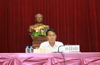 ແກ່ນທ້າວ ສະຫຼຸບການຈັດຕັ້ງປະຕິບັດວຽກງານບໍລິການຜ່ານປະຕູດຽວ