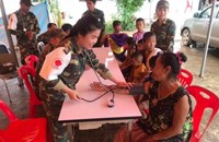 ປະຊາຊົນເປັນນໍ້າ ກອງທັບເປັນປາ ຮ່ວມສາຍສຳພັນສ້າງສາປະເທດຊາດ ມີຄວາມເຂັ້ມແຂງ ແລະ ໝັ້ນຄົງສີວິໄລ
