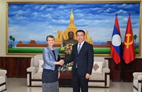 ຫົວໜ້າ ຄຕພ ຕ້ອນຮັບການເຂົ້າຢ້ຽມຂໍ່ານັບ ຂອງບັນດາທູດຕ່າງປະເທດ ປະຈໍາ ສປປ ລາວ
