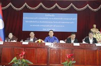 ສສຊ ເຂດ 1 ແລະ ສສນວ ລົງພົບປະຜູ້ມີສິດເລືອກຕັ້ງ ທີ່ ວທ ນະຄອນຫຼວງ