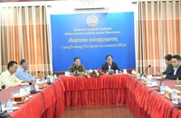 ຄະນະນຳສູນກາງແນວລາວສ້າງຊາດ ເຄື່ອນໄຫວວຽກງານຢູ່ແຂວງຫຼວງພະບາງ
